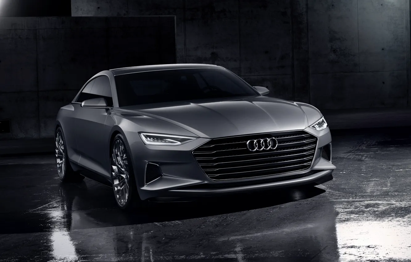 Фото обои Concept, Audi, купе, Coupe, 2014, Prologue, передом