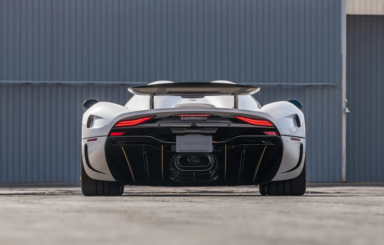 Фото обои Koenigsegg, Regera, Koenigsegg Regera, taillights, rear wing