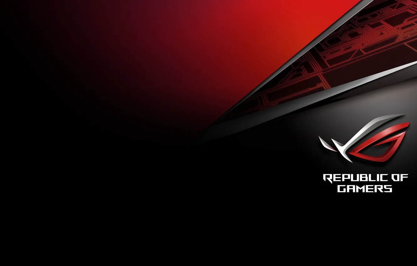 Фото обои high-tech, Логотип, Logo, ASUS, Digital Art, brand, Republic Of Gamers, Asus ROG
