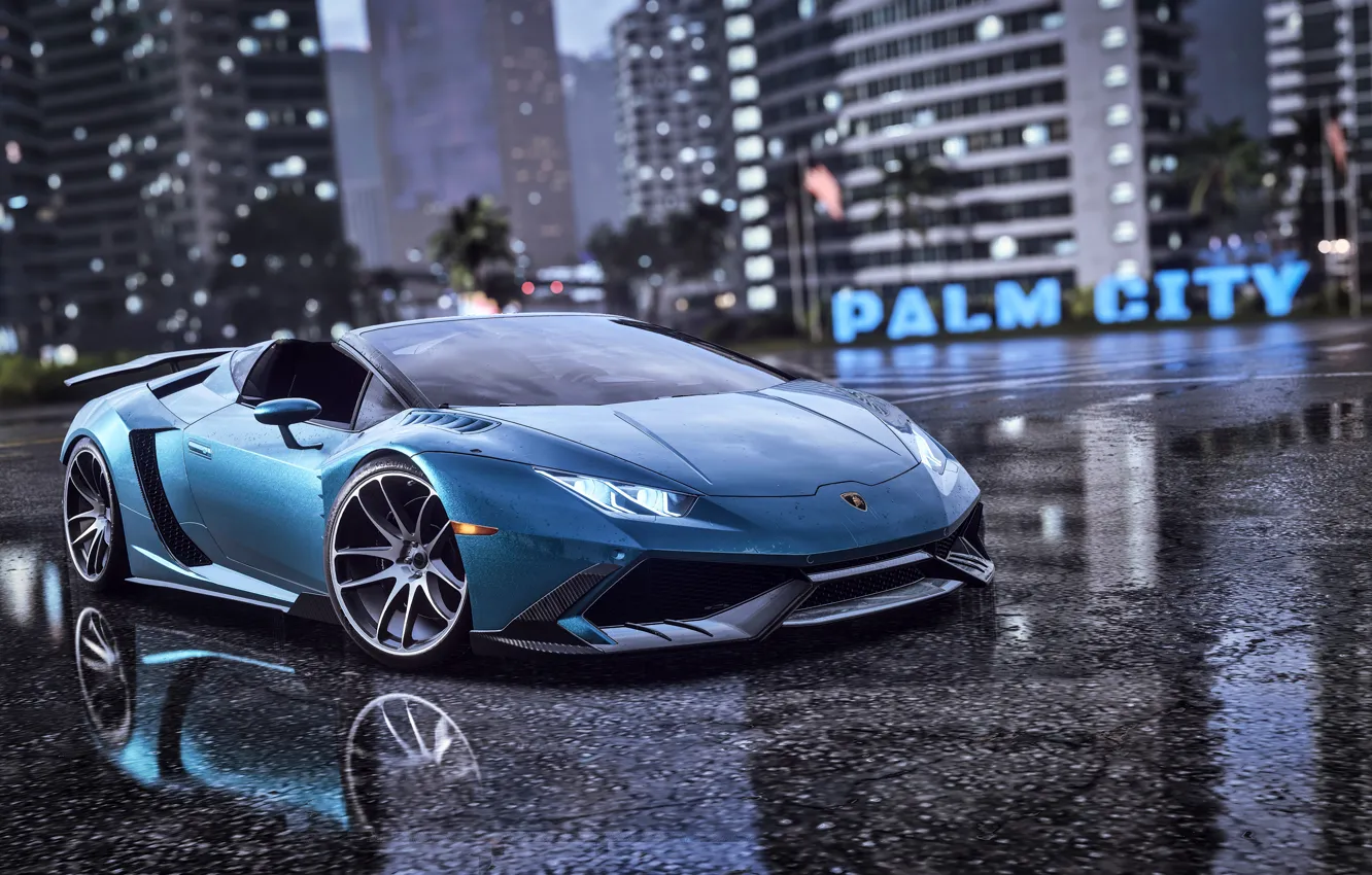 Фото обои Lamborghini, NFS, Spyder, Electronic Arts, Need For Speed, Huracan, 2019, Need For Speed Heat