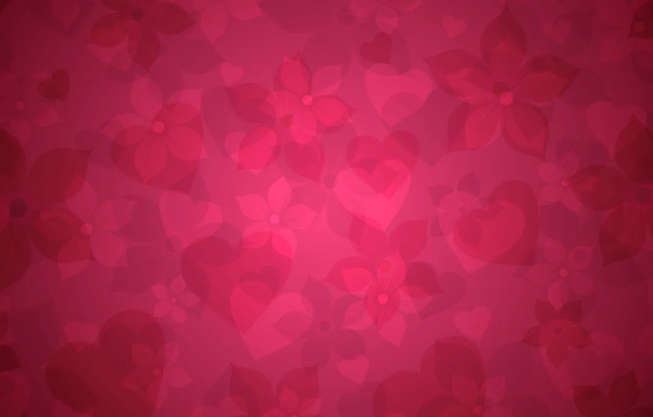 Фото обои розовый, обои, сердце, текстура, сердечки, цветы. фон