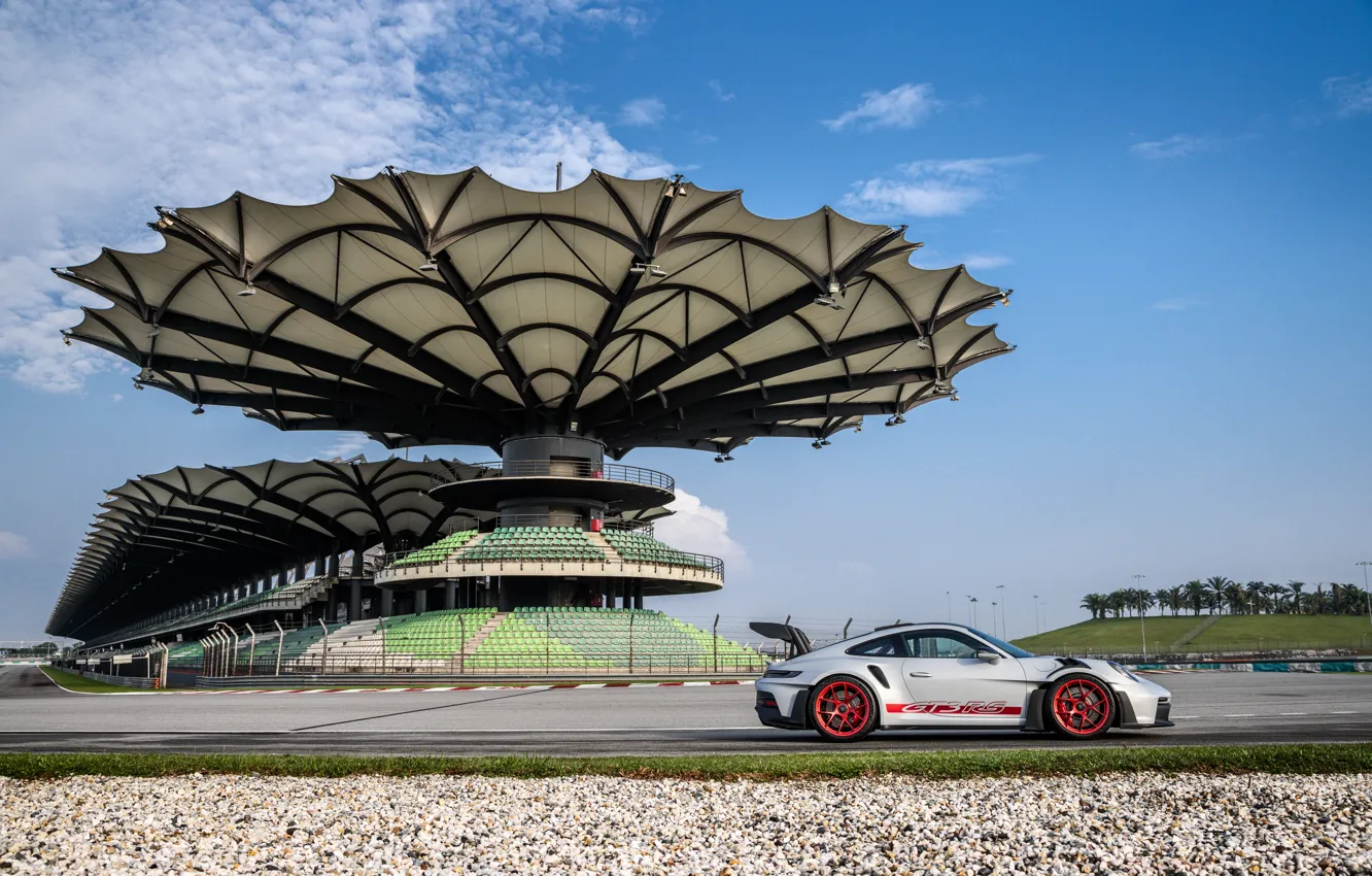 Фото обои 911, Porsche, side view, Porsche 911 GT3 RS Weissach Package