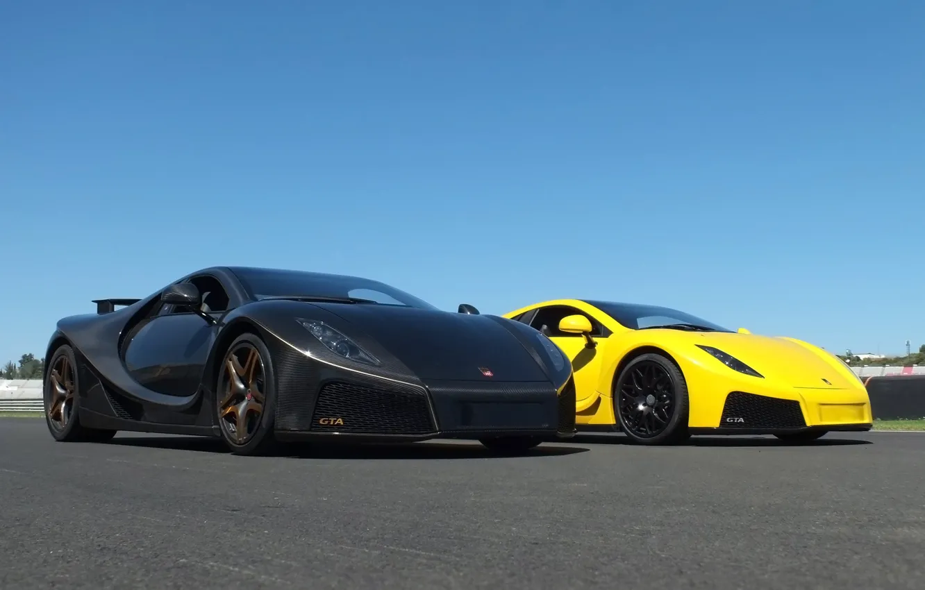 Фото обои пара, supercars, 2014, Spania, GTA Spano