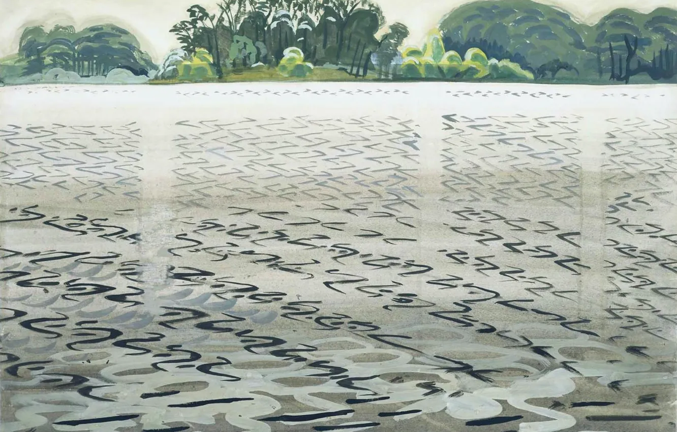 Фото обои 1917, Charles Ephraim Burchfield, Spring Patterns