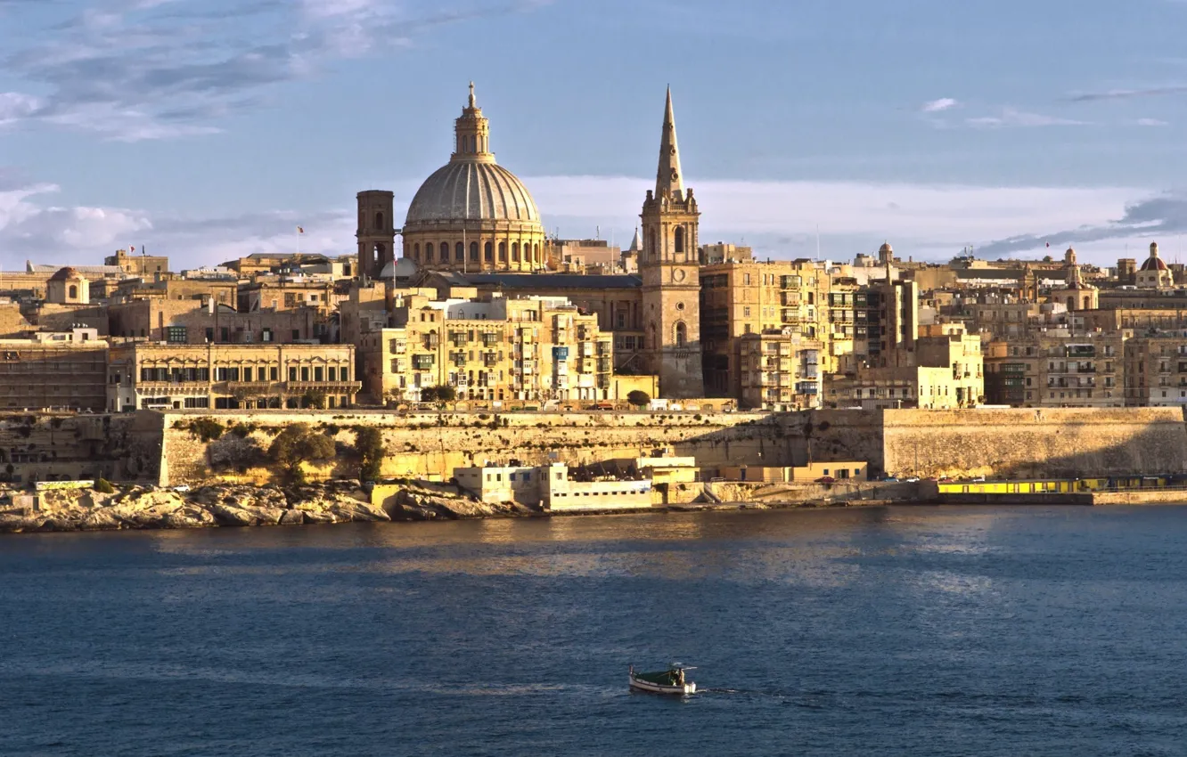 Фото обои Мальта, Валлетта, Valletta, старинный город