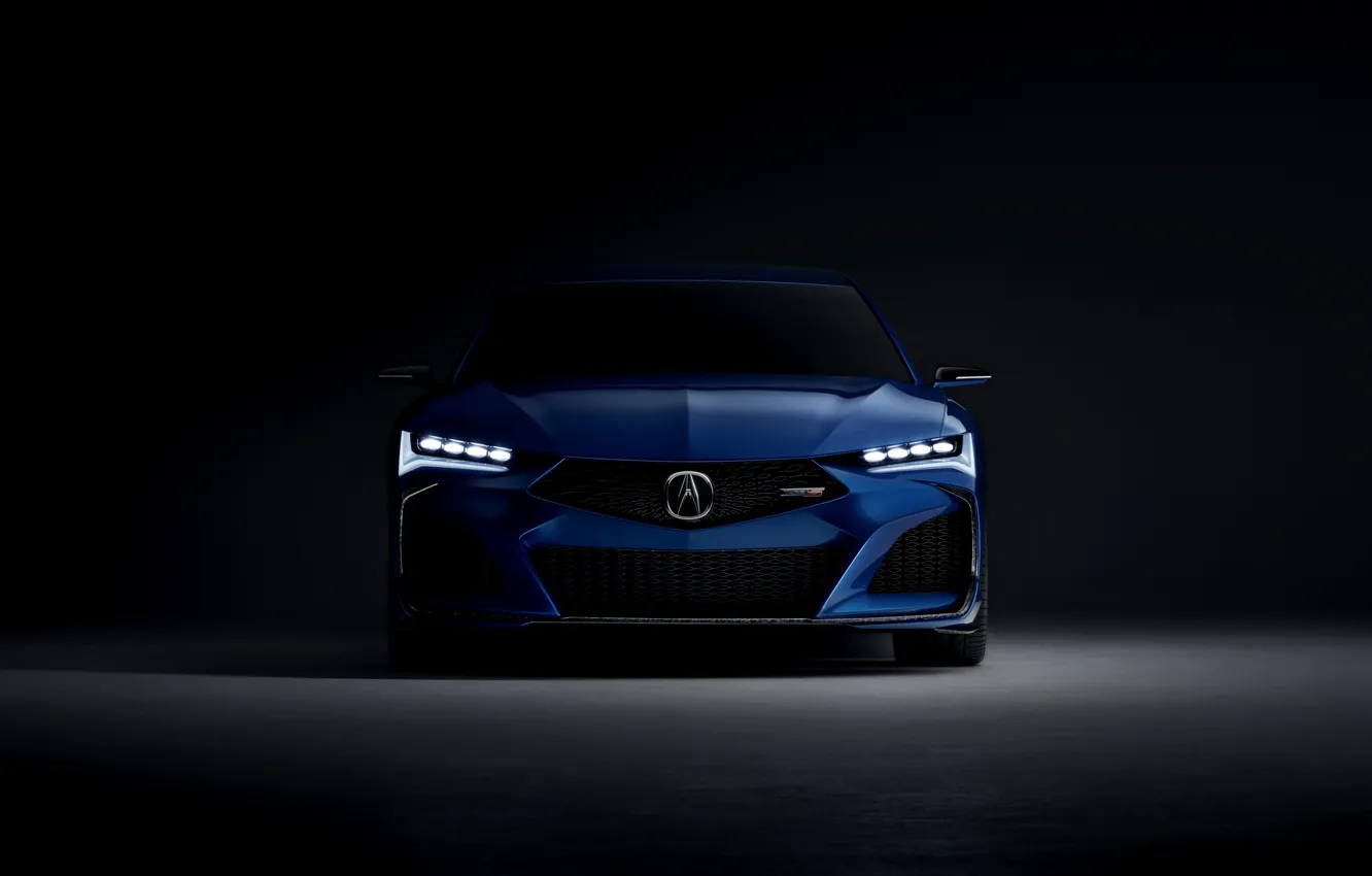 Фото обои вид спереди, Acura, 2019, Type S Concept