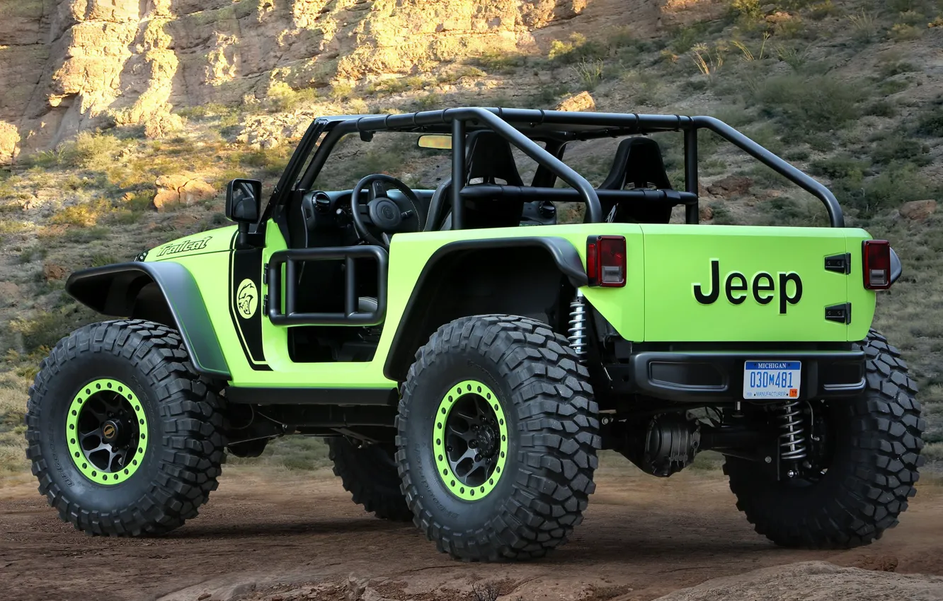 Фото обои car, USA, rock, desert, Jeep, Michigan, concepts, sbaku