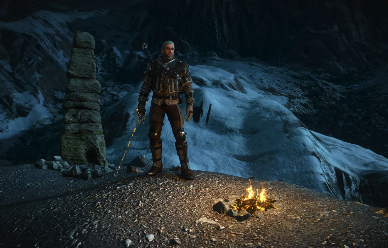 Фото обои Ведьмак, The Witcher, Геральд, The Witcher 3: Wild Hunt, witcher 3, Ведьмак 3: Дикая Охота