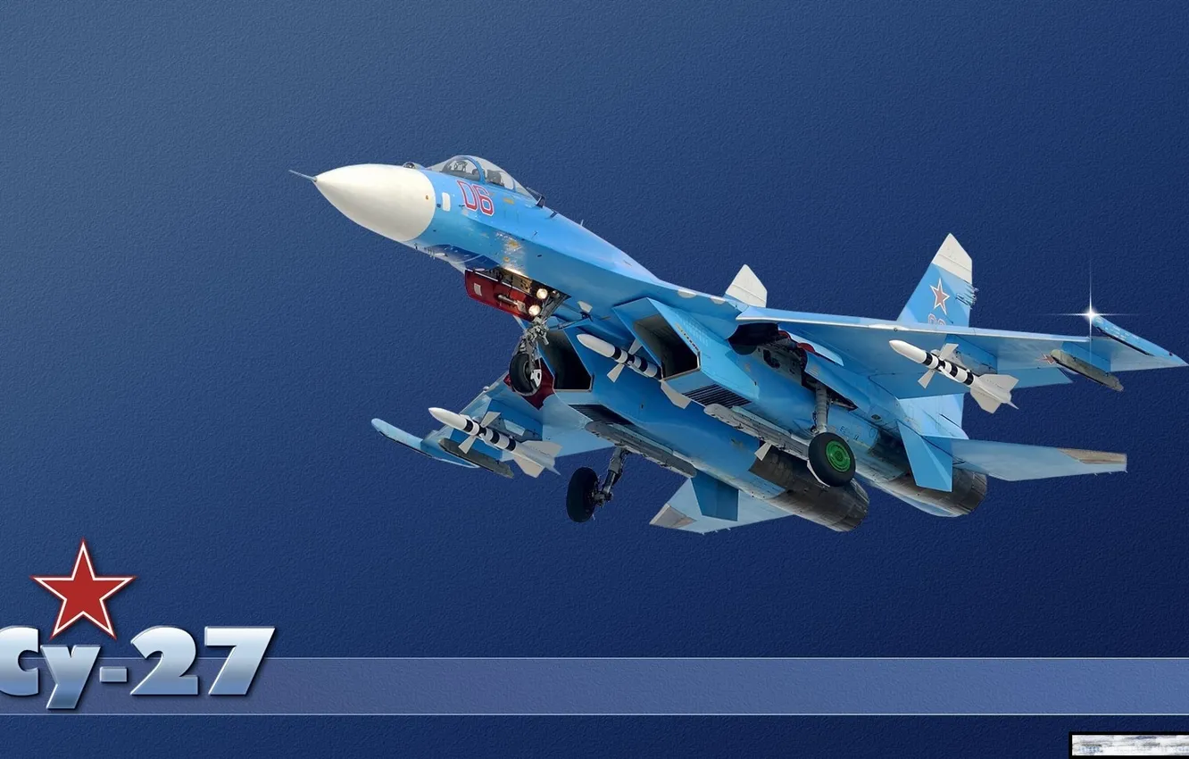 Фото обои aircraft, military, aviation, su-27