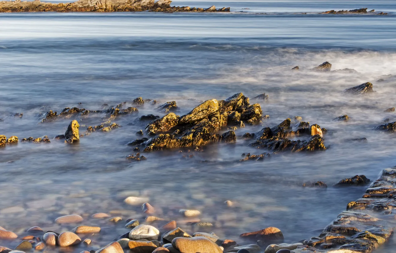 Фото обои море, природа, камни, фото, побережье, Alderney Channel Islands
