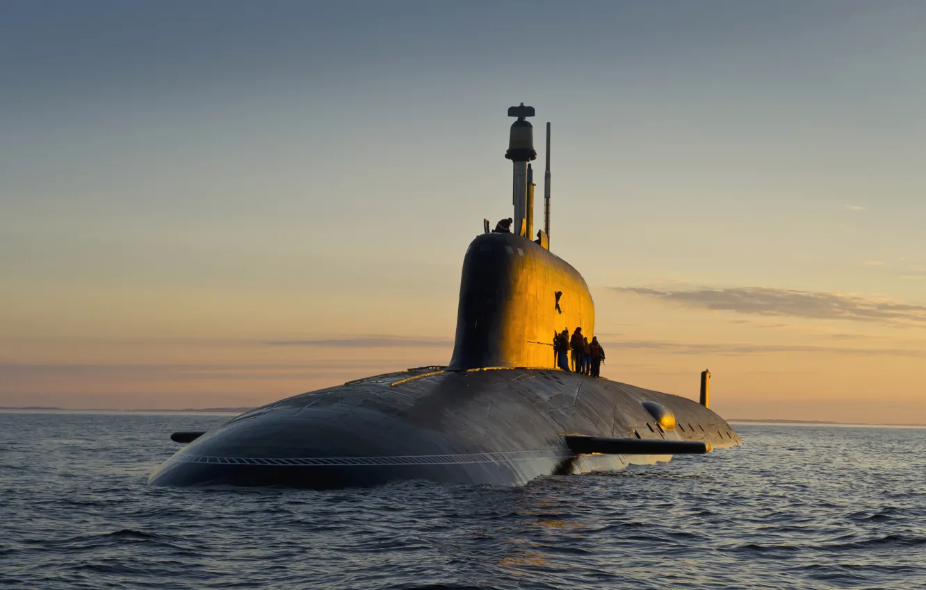 Фото обои подводный, ракетоносец, крейсер, атомный, проект 855