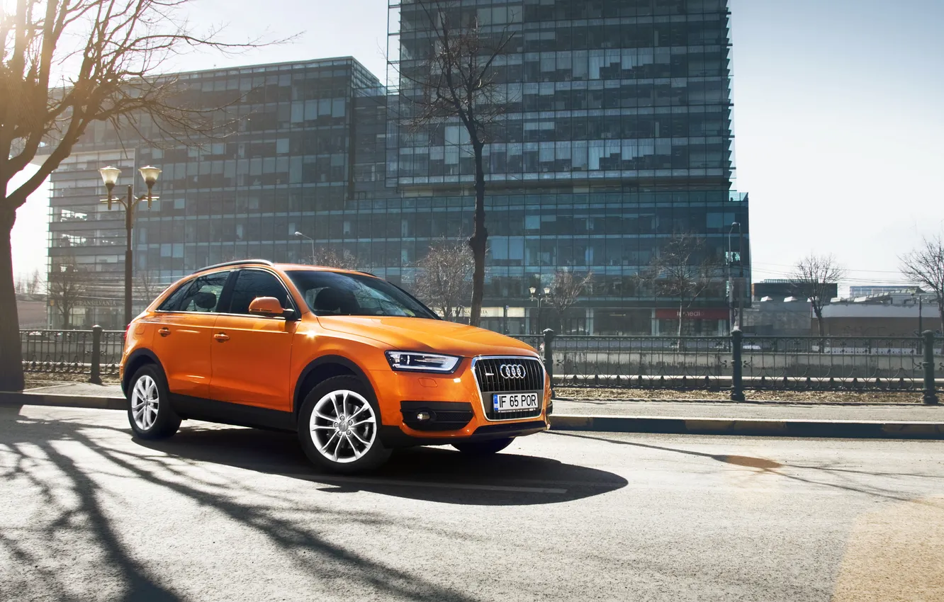 Фото обои Audi, City, Orange, Quattro, TFSI