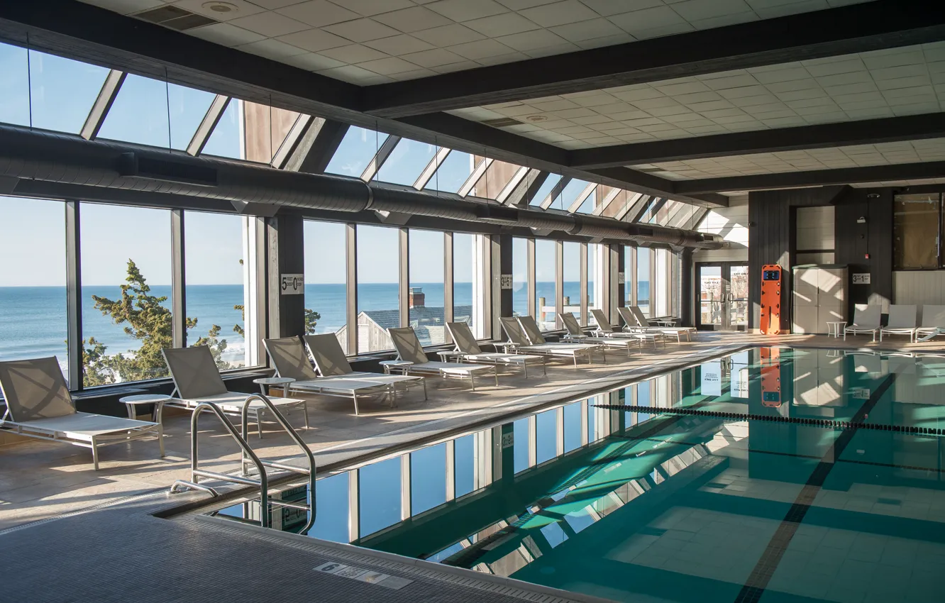 Фото обои pool, spa, seawater, Gurneys Montauk resort