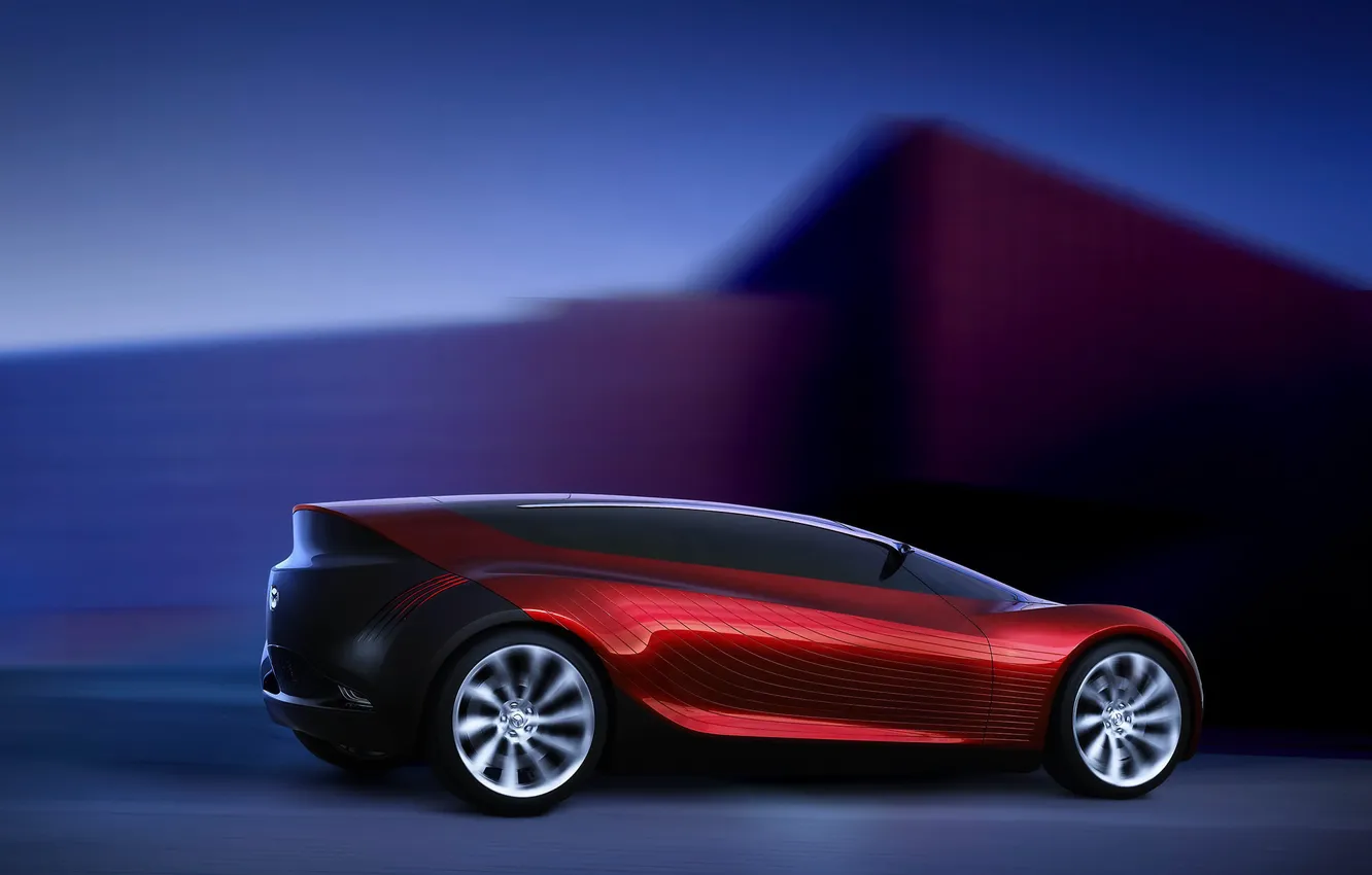 Фото обои Concept, красный, спорт, скорость, Mazda, Ryuga