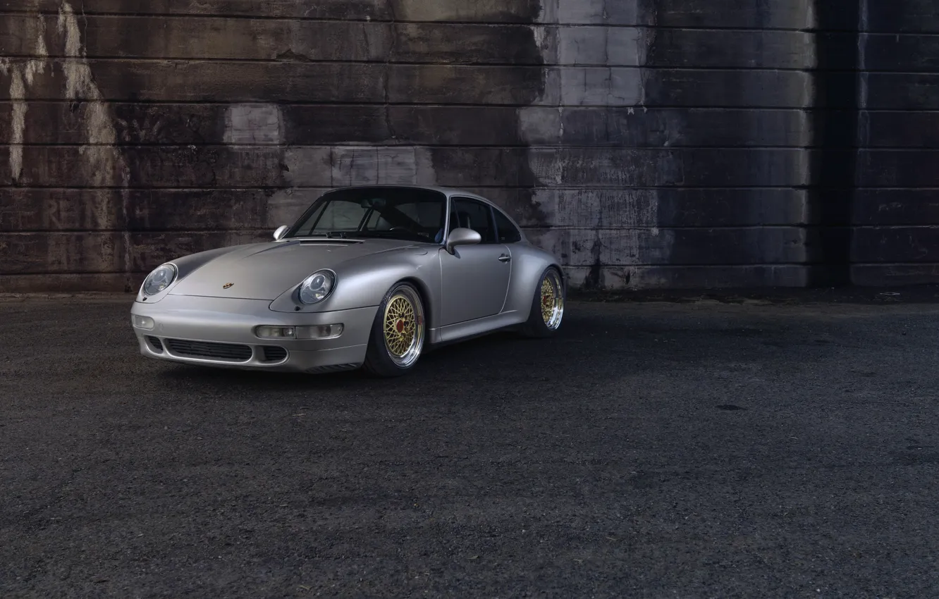 Фото обои Porsche, 993, Gold, Wheels