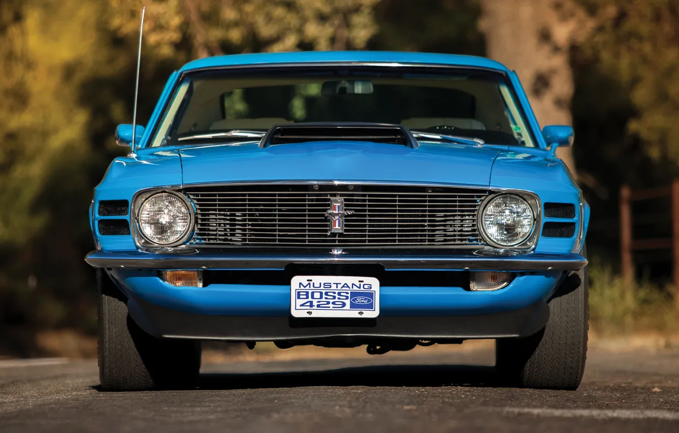 Фото обои Mustang, Ford, 1970, Boss