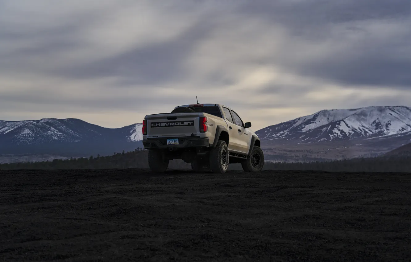 Фото обои Chevrolet, Colorado, rear view, Chevrolet Colorado ZR2 Bizon