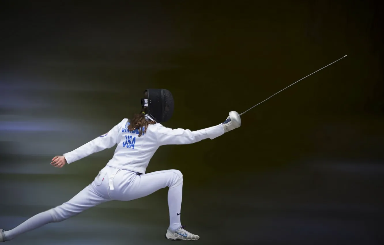 Фото обои фон, спорт, шпага