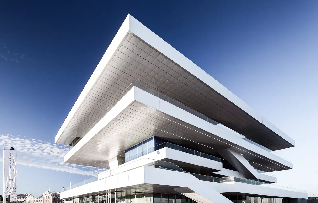 Фото обои небо, здание, архитектура, Valencia, Veles e Vents