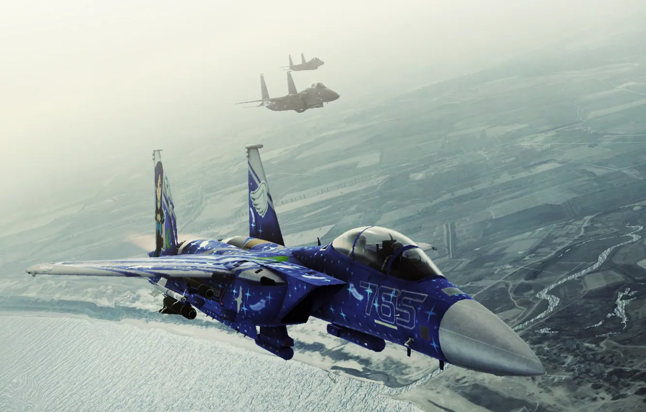Фото обои истребитель, Project Aces, Ace Combat, Assault Horizon