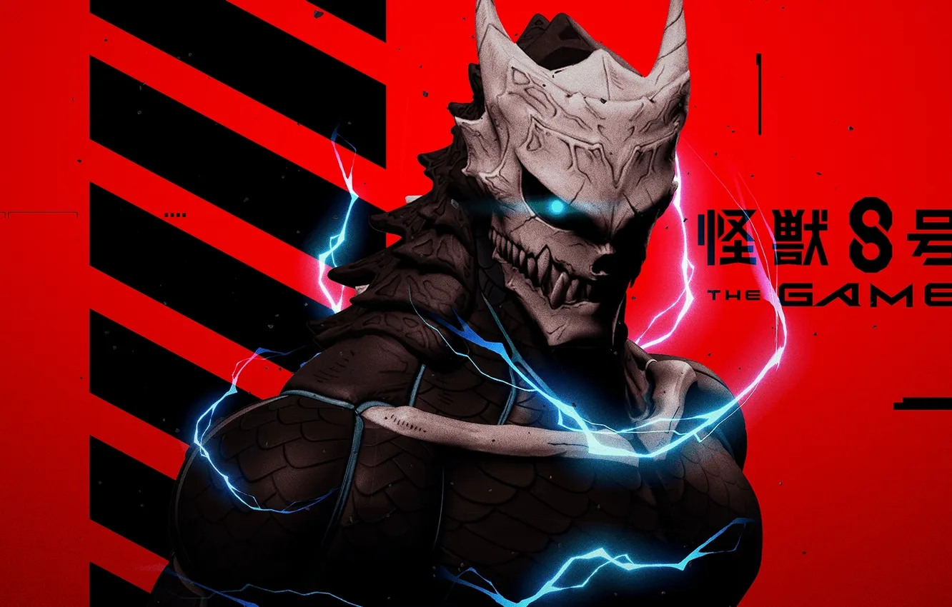 Фото обои game, kaiju, gaming character, no 8