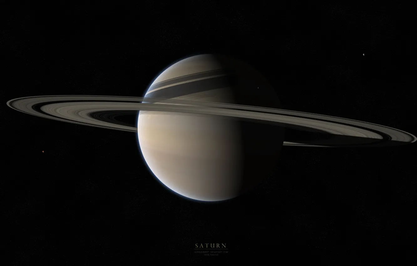 Фото обои звезды, планета, кольца, Saturn, gaz giant