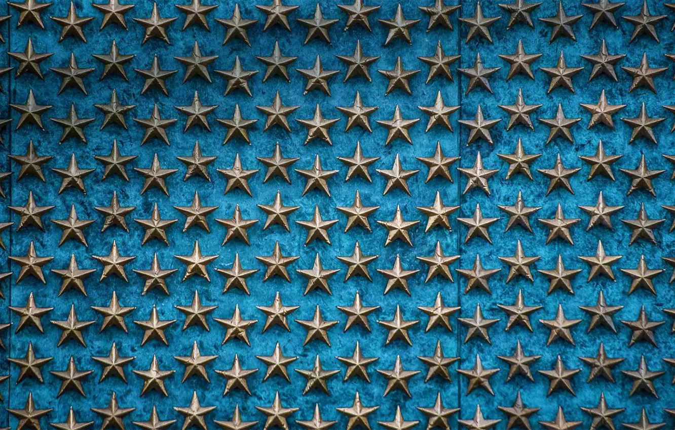 Фото обои звёзды, Вашингтон, США, Мемориал Второй мировой войны, Стена свободы