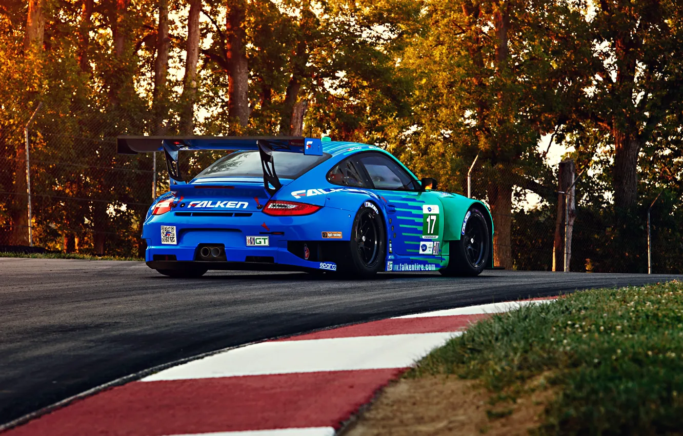 Фото обои 911, Porsche, GT3, RSR, Team, Falken, Competition, Widebody