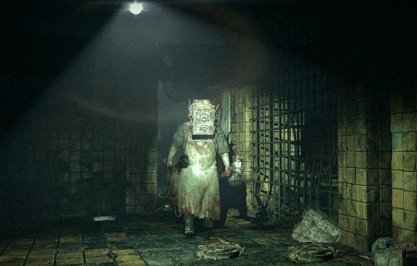Фото обои палач, хранитель, the evil within