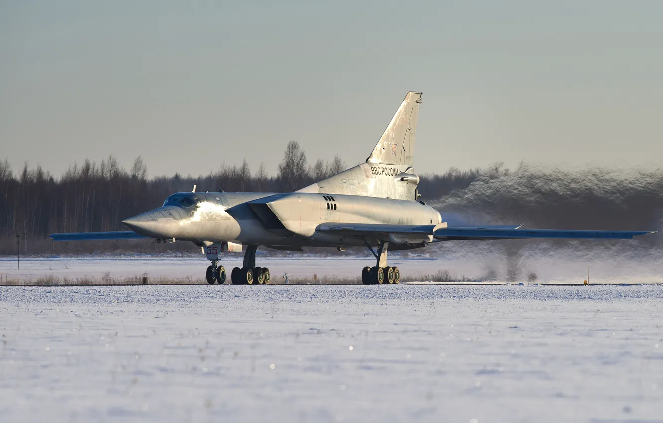 Фото обои аэродром, сверхзвуковой, Ту-22М3, ракетоносец-бомбардировщик