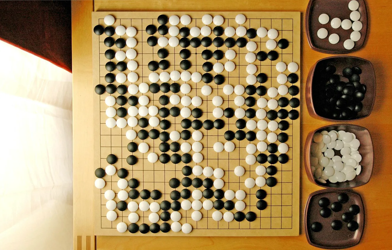 Фото обои Board, Baduk, Weiqi, Китайская игра, Игра Го