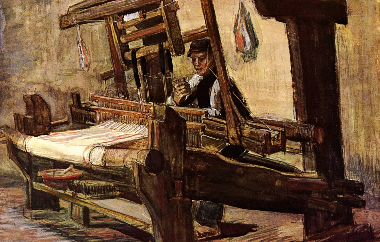 Фото обои Vincent van Gogh, Weaver 2, ткач