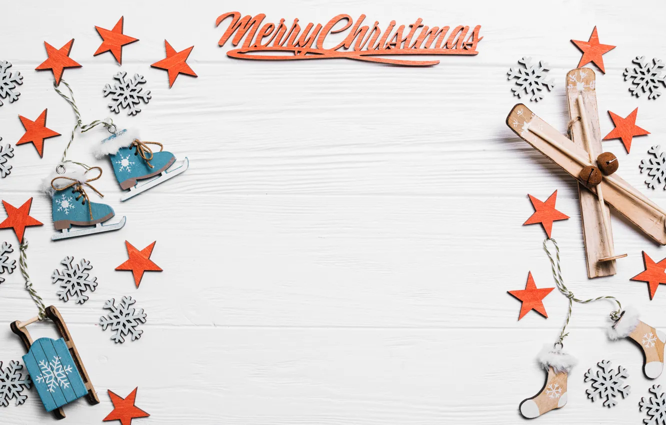 Фото обои украшения, праздник, новый год, Christmas, decoration, with-space