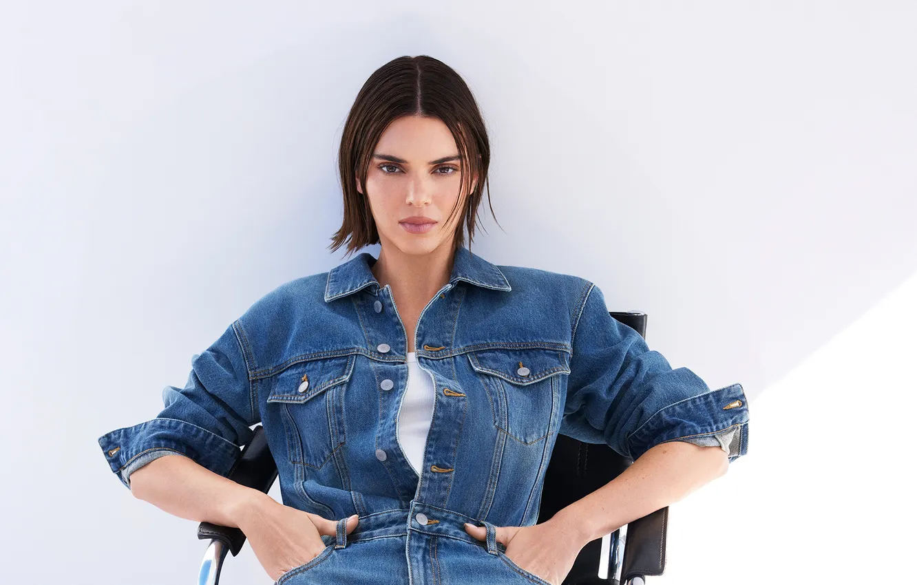 Фото обои взгляд, девушка, поза, фото, модель, Kendall Jenner