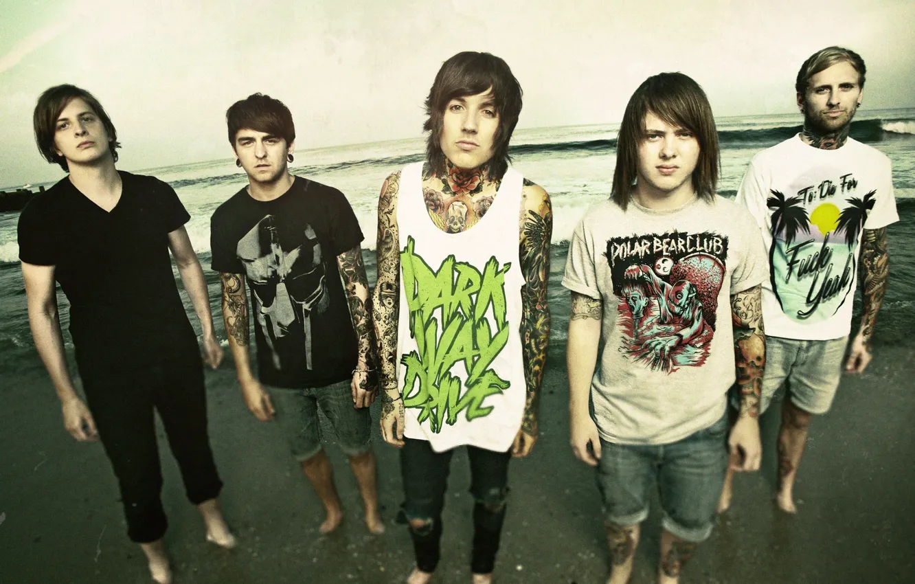 Фото обои deathcore, metalcore, post-hardcore, Bring me the horizon, oliver sykes, оливер сайкс