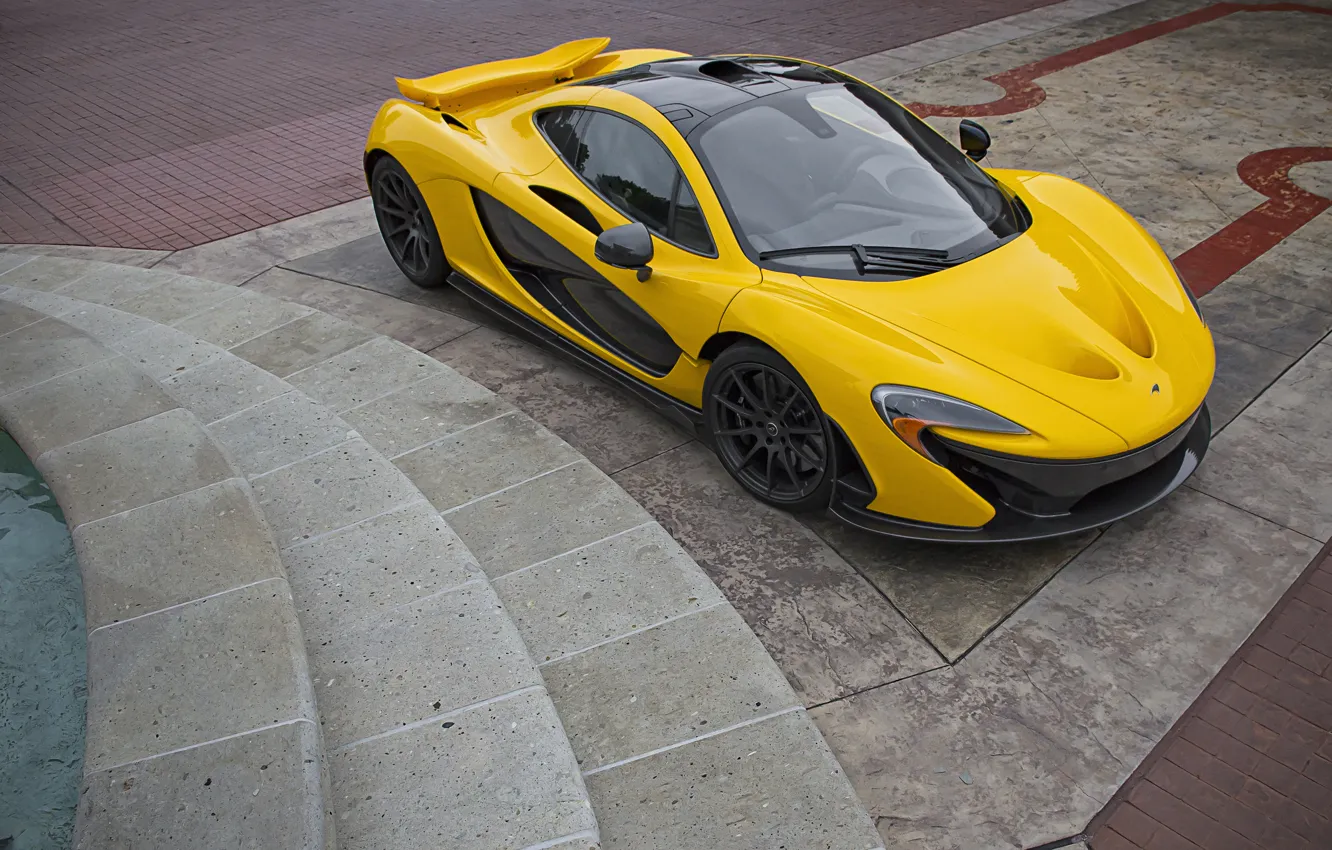 Фото обои McLaren, Car, Yellow, Super