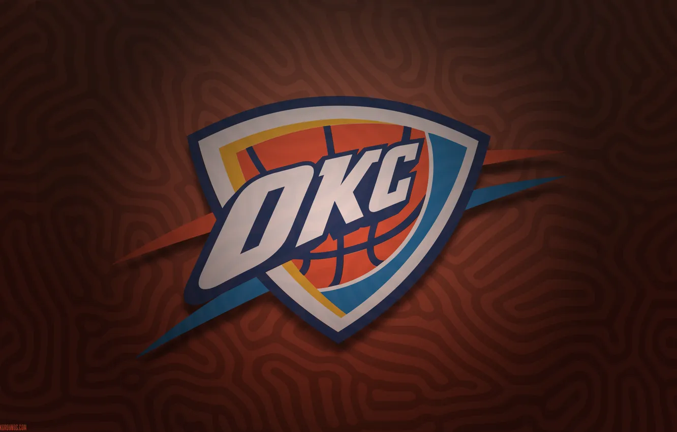 Фото обои Logo, NBA, Basketball, Thunder, Oklahoma, Oklahoma City Thunder, OKC