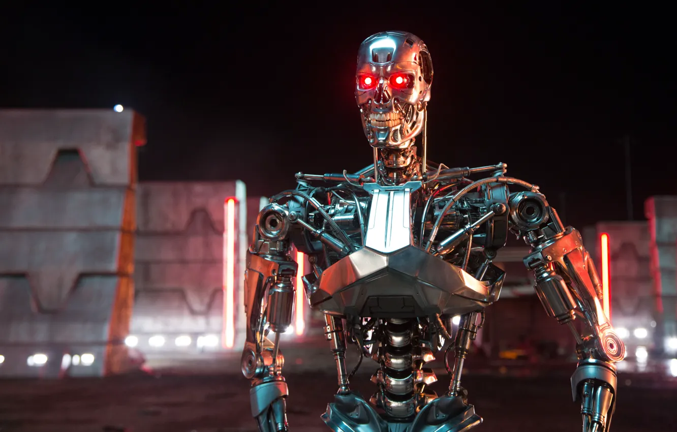Фото обои фантастика, робот, Terminator: Genisys, Терминатор: Генезис