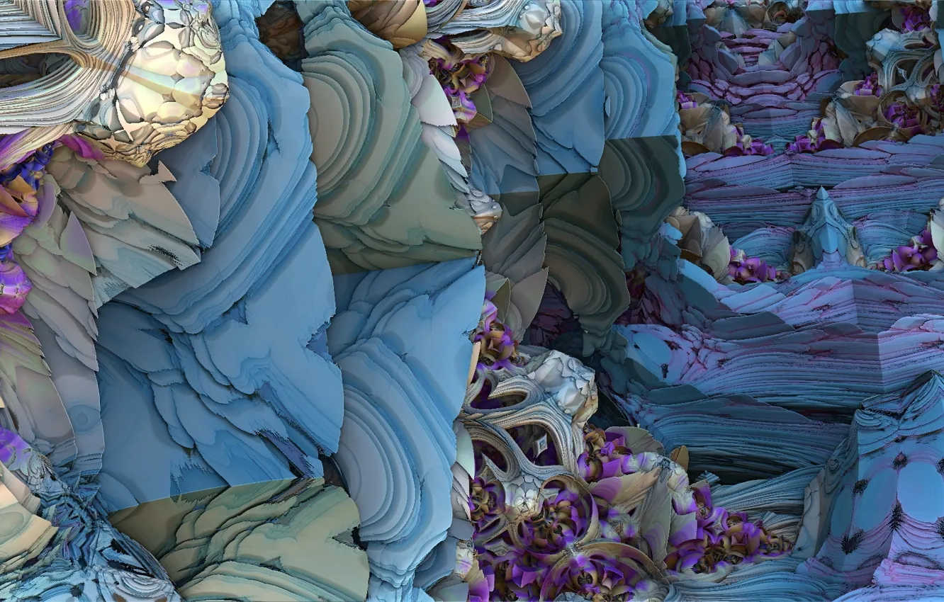 Фото обои абстракция, фон, текстура, форма, Fractal