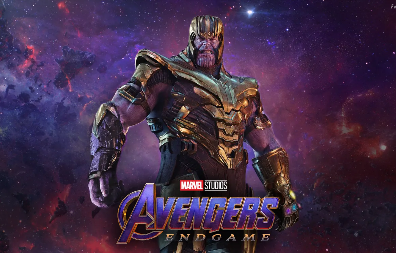 Фото обои космос, space, Thanos, Танос, Avengers: Endgame, Мстители Финал, mad titan, безумный титан