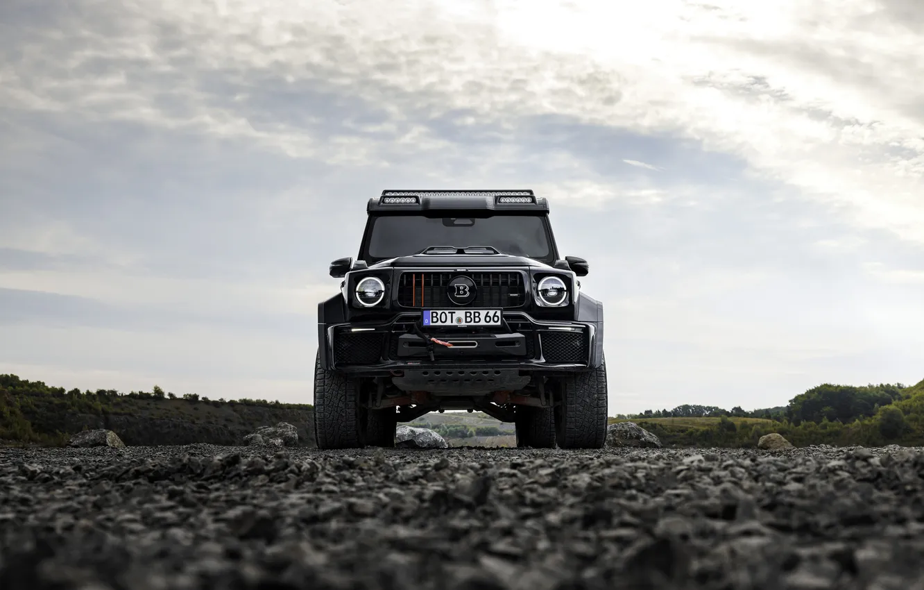 Фото обои Brabus, вид спереди, Adventure, 6x6, 2025, Mercedes-AMG G 63, Brabus XLP 800, Brabus XLP 800 …