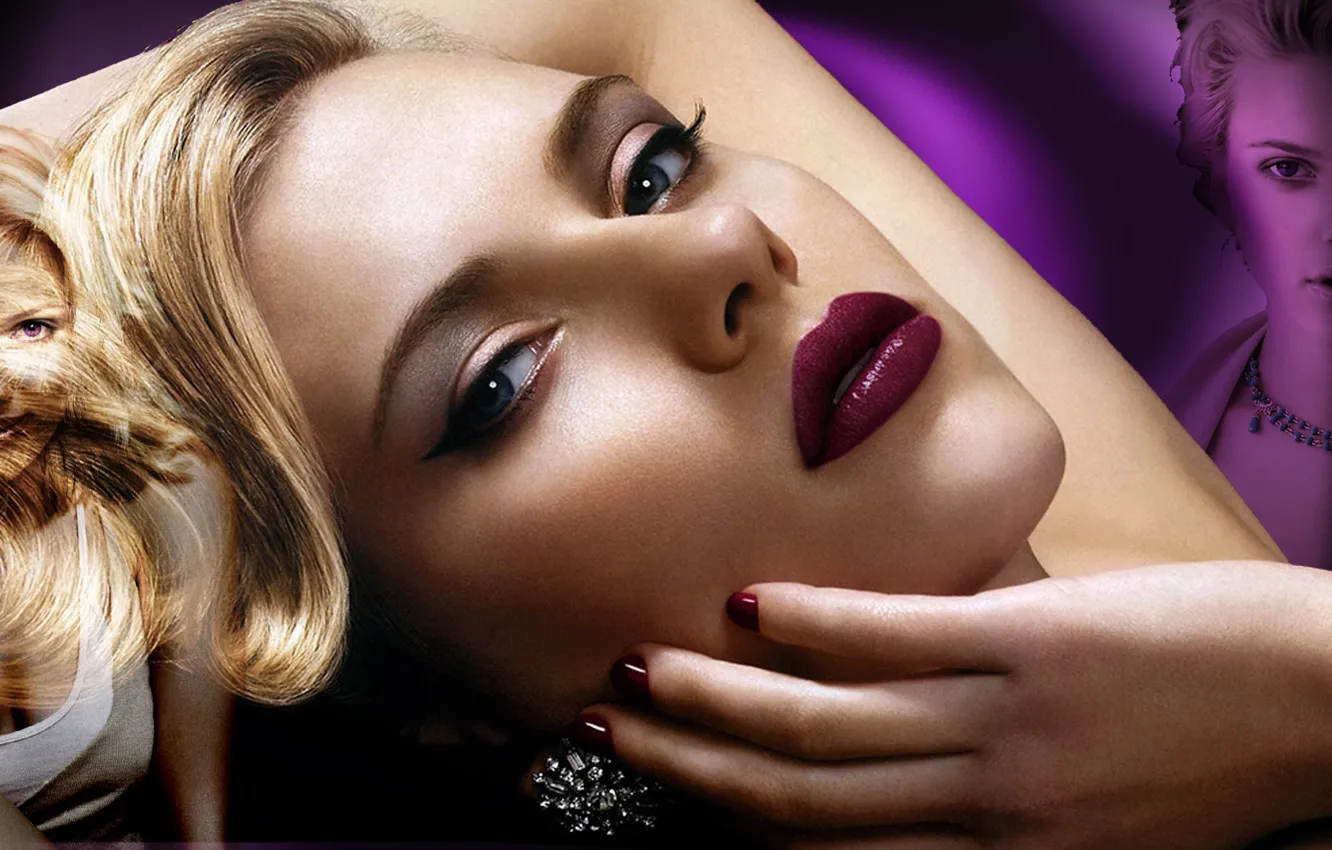 Фото обои актриса, красотка, scarlett johansson
