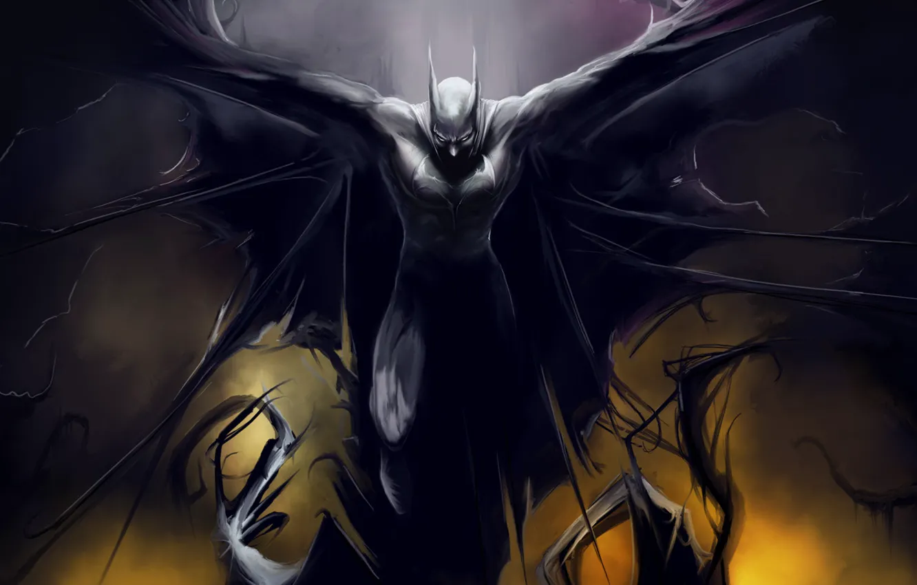 Фото обои batman, Бэтмен, темный рыцарь