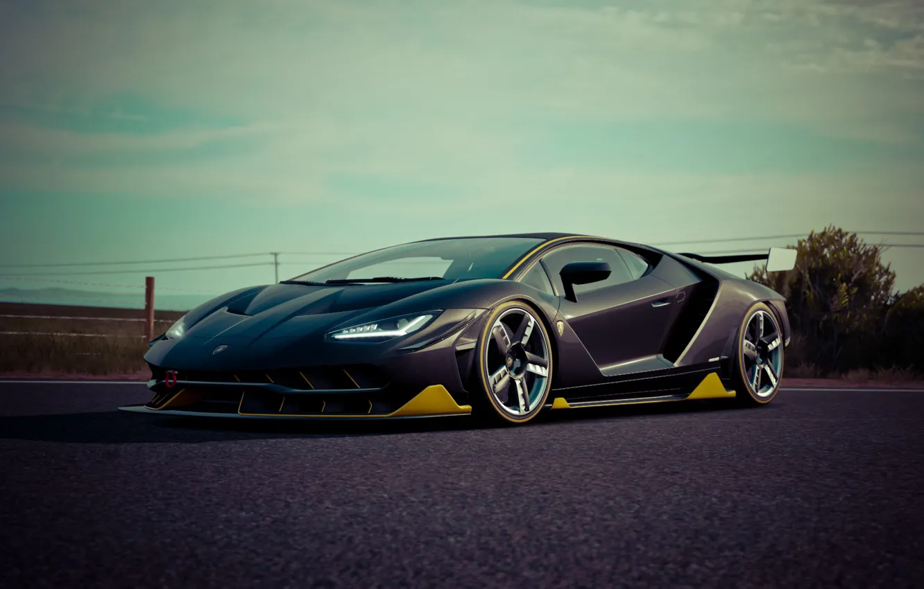 Фото обои Lamborghini, Centenario, Lamborghini Centenario LP 770-4, Forza Horizon 3