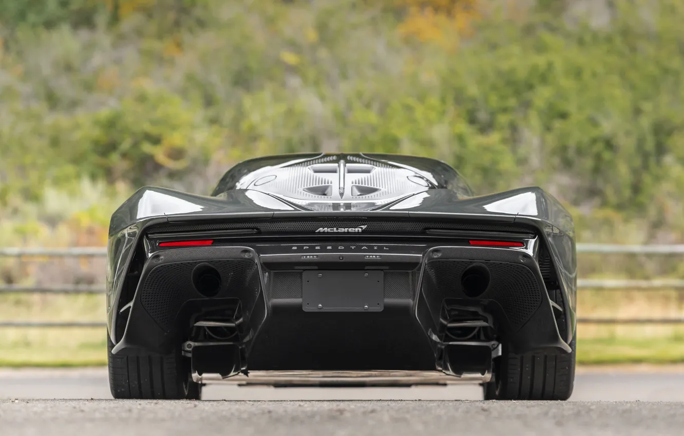 Фото обои McLaren, rear view, Speedtail, McLaren Speedtail