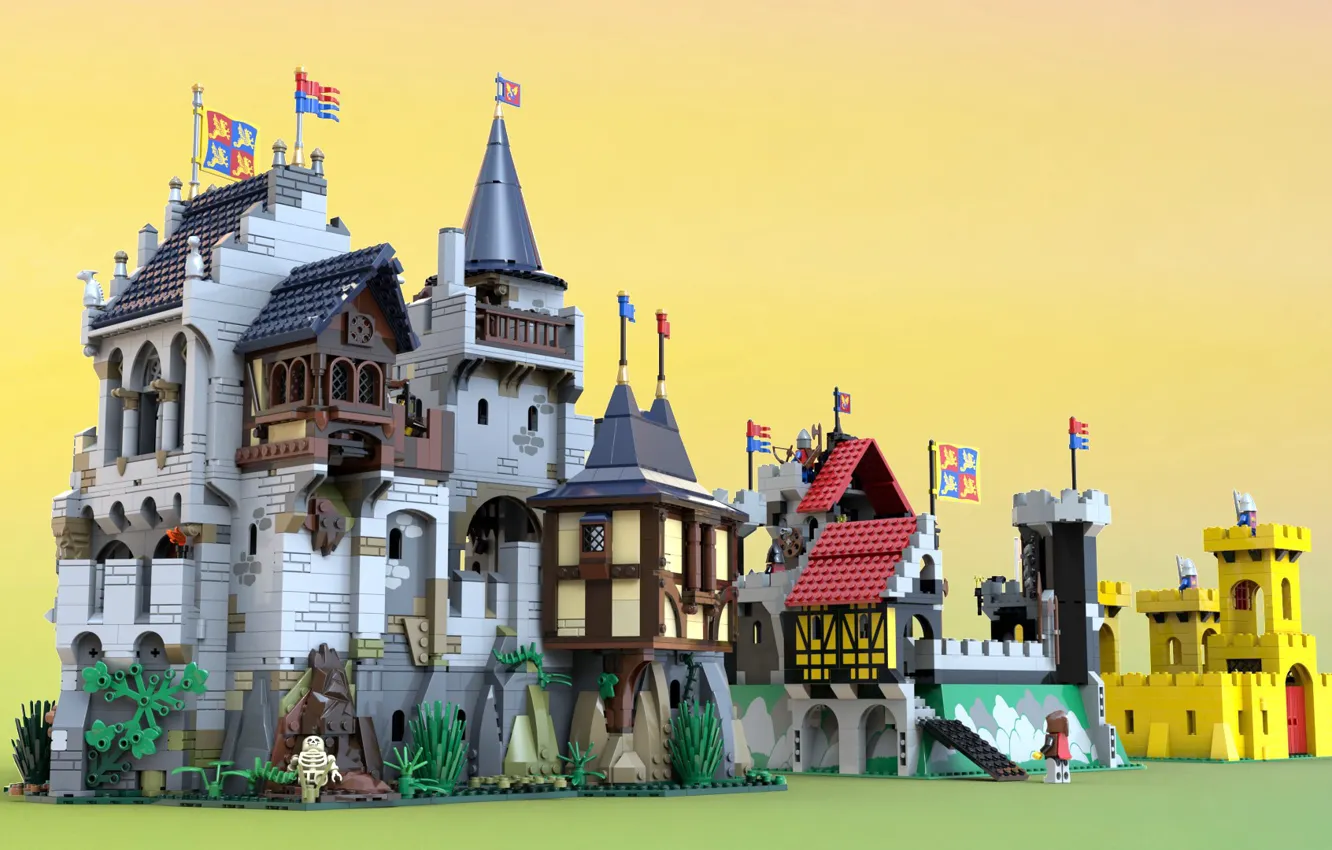 Фото обои Lego, Castles of Old, Castle of Lord Afol