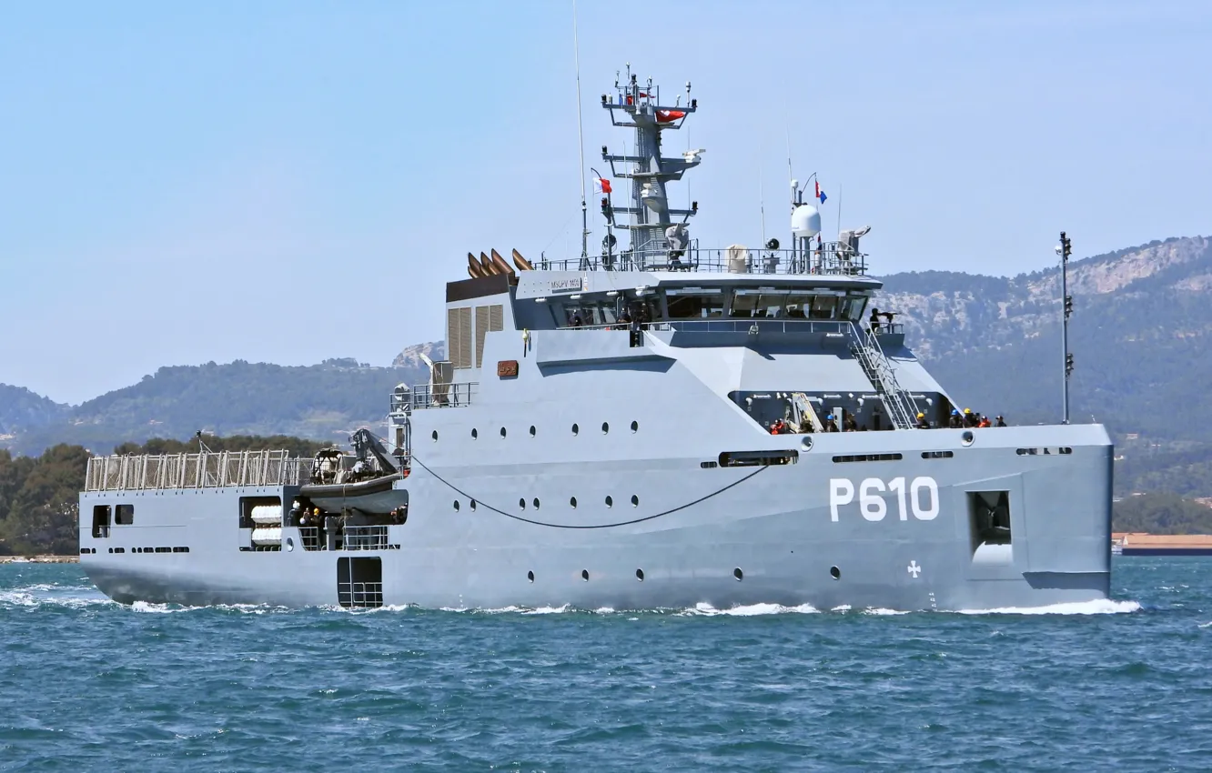 Фото обои корабль, Тунис, патрульный, Jugurtha