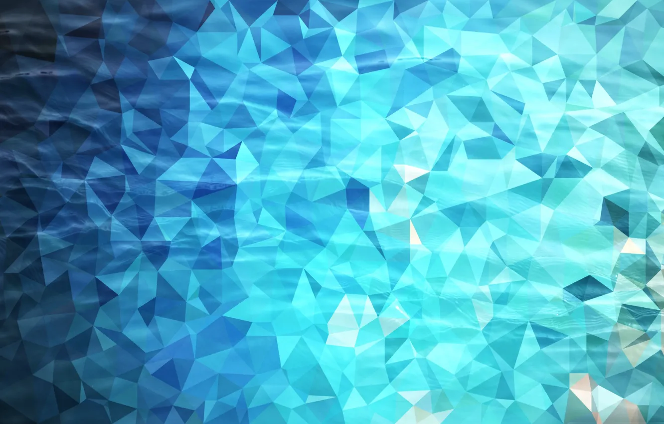 Фото обои вода, свет, линии, синий, голубой, треугольники, бассейн, угол
