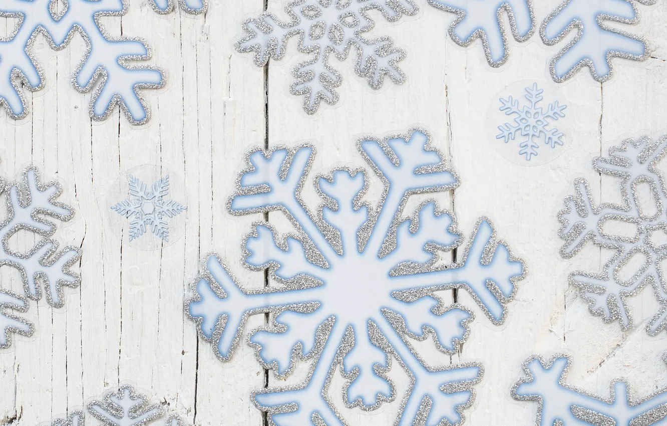 Фото обои снежинки, текстура, wood