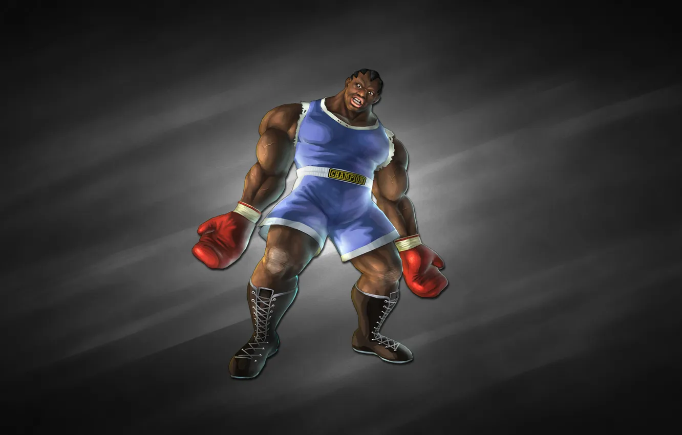 Фото обои темный фон, бокс, Балрог, Balrog, боксер, уличный боец, Street Fighter